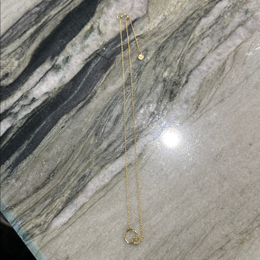 Gorjana Gold Circle Necklace - Picture 4 of 6